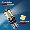 2Pcs W5W LED T10 Led Canbus 168 194 LED Bulb 24SMD Car Side Marker Light License Plate Lamp White Blue Yellow Red Pink 12V 6000K