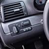 Real Carbon Fiber Car Accessories Driver Strip Cover Soft Sticker For BMW 3 Series E46 1998 1999 2000 2001 2002 2003 2004 2005