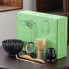 6Pcs/Set Ceramic Japanese Matcha Set Reusable Bamboo Matcha Whisk Scoop and Holder Matcha Bowl Home Tea-making Accessories New