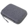 Водостойкий EVA чехол для переноски на молнии для наушников и зарядных кабелей с защищающим от царапин интерьером