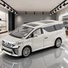 1/18 Toyota Vellfire MPV Automatic Door Alloy Car Model Sound and Light Pull Back Children's Toy Collectibles Birthday Gift