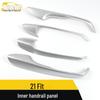 21 Fit Interior Armrest & Handle Trim Electroplated Decoration Stickers