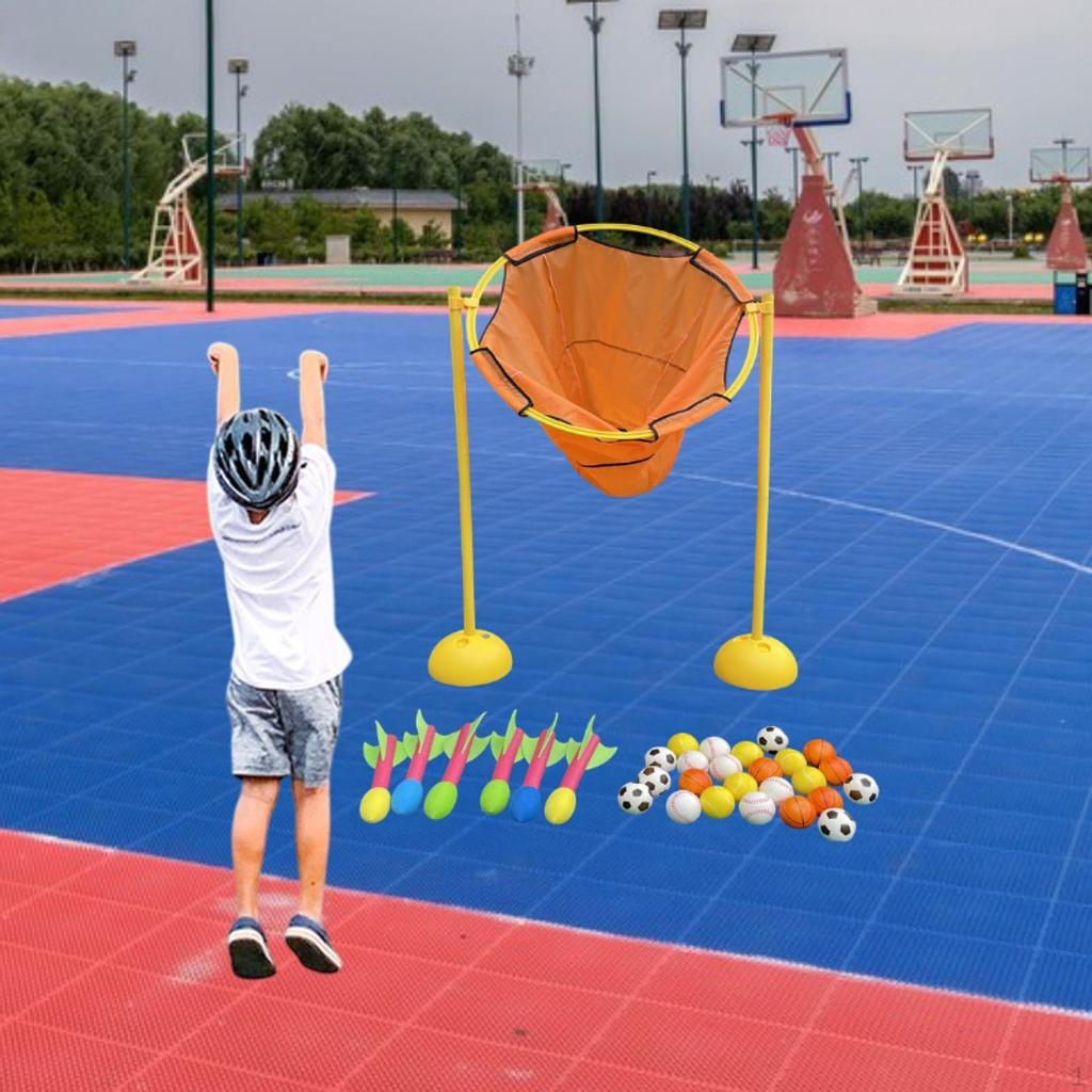 Игрушка-обруч для метания мяча Баскетбол Подарочная игрушка на день рождения, координация рук и глаз, Мини