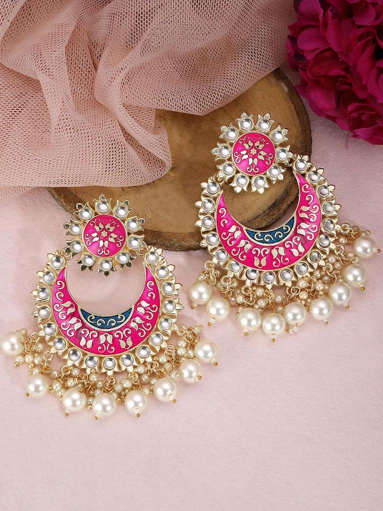 Traditional Chandbali Earrings for Women & Girls – Handcrafted, Festive & Wedding Wear Jewelry Collection