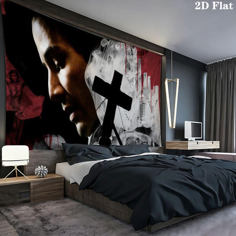 Constantine Wall tapestry, aesthetic printed fabric blanket, suitable for bedroom, living room, and home decor.