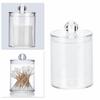 Transparent Ear Bud Holder Plastic Cotton Swab Box Storage Box Storage Jar Case Jewelry Box