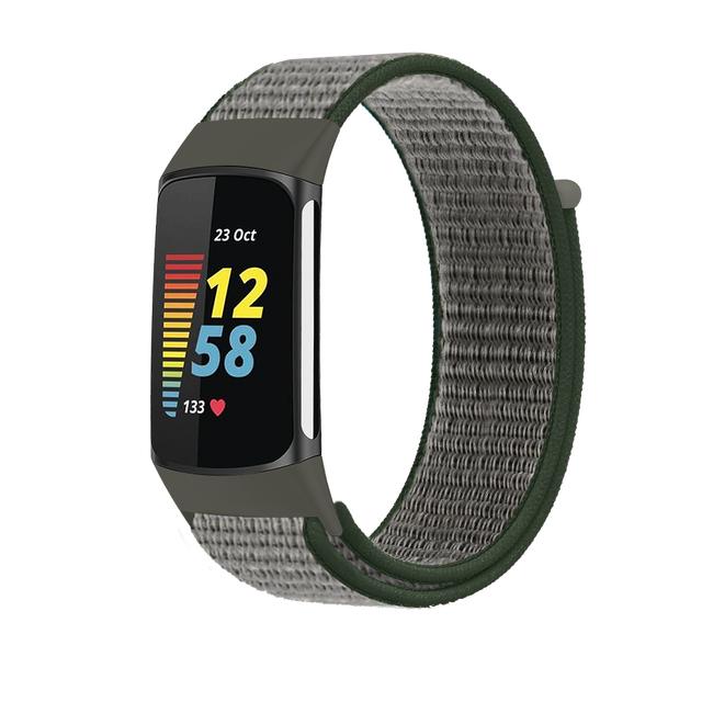 Нейлоновый ремешок для умных часов Fitbit Charge 5, спортивный нейлоновый браслет-петля, браслет Correa Pulsera для Fitbit Charge 5 Band