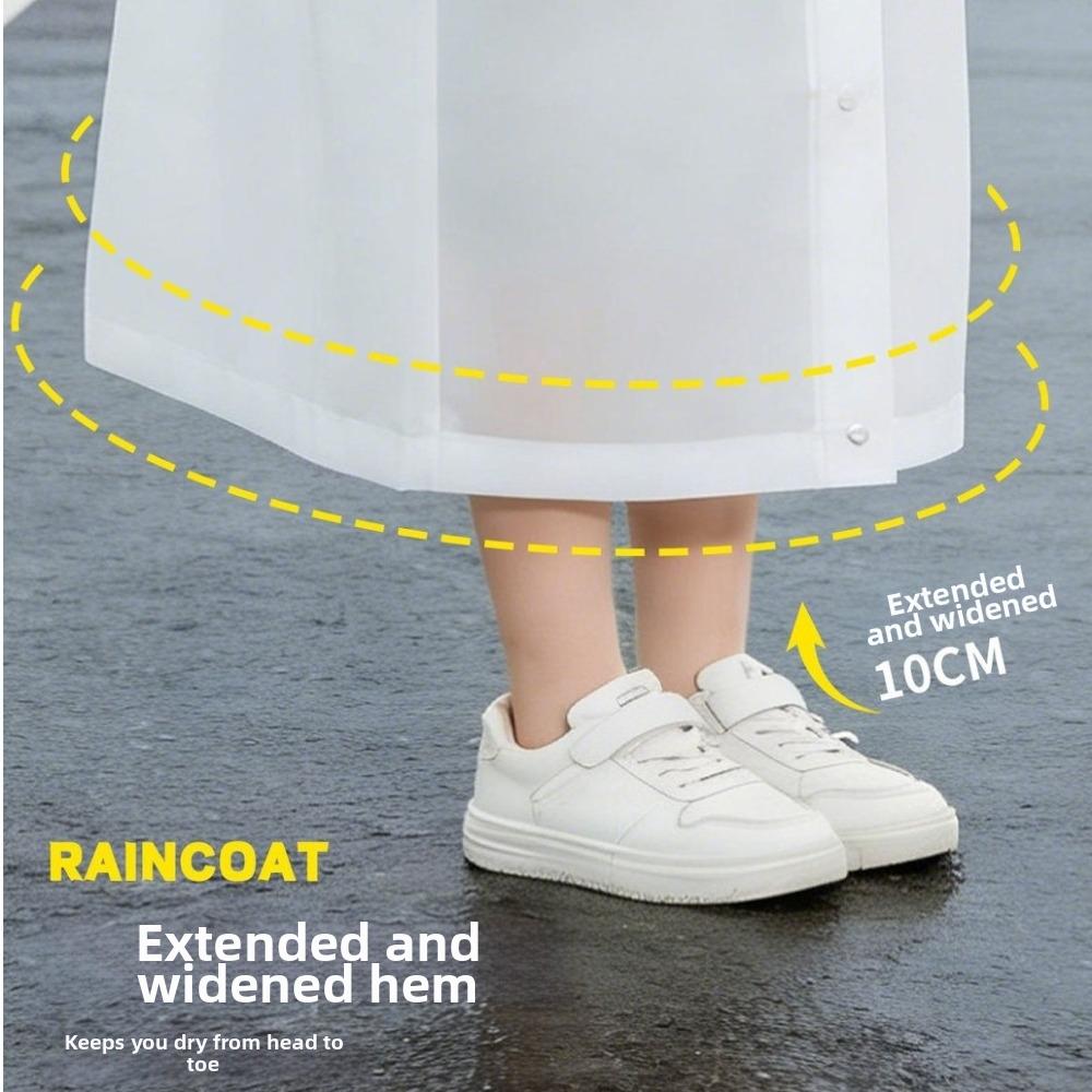 Waterproof Hooded Kid Raincoat Disposable Rain Coat Jacket Cute Children Rain Poncho Outdoor Use
