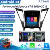 9.7inch Car Radio Multimedia Video GPS  For Hyundai Sonata Yf 8 2010-2018 Screen Android Stereo 4G  Wireless Navigation Stereo G