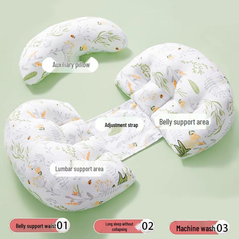 Maternity Body Pillow: Multifunctional Lumbar Support, Side Sleeping, and Belly Cushion