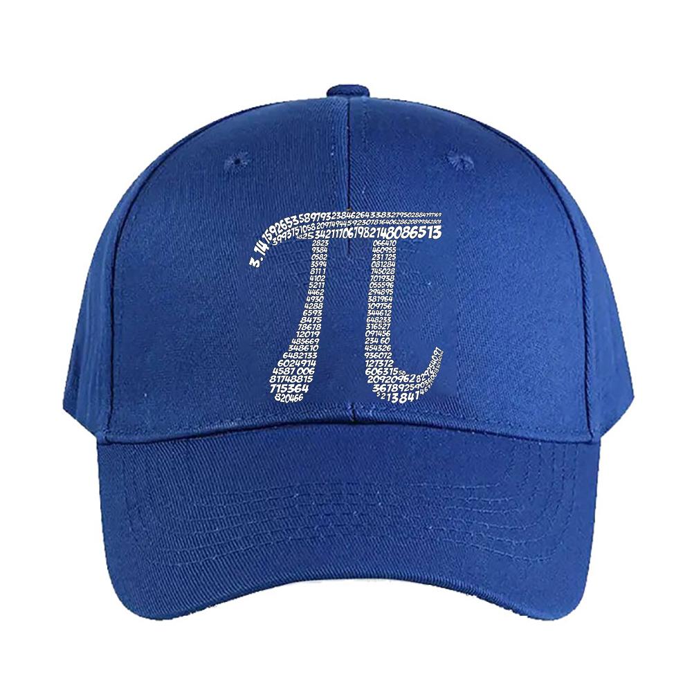 Pi Symbol decimal values cap Summer Woman Man Adult Hat Casual Adjustable Funny Dad Printed Baseball Caps boyfriend