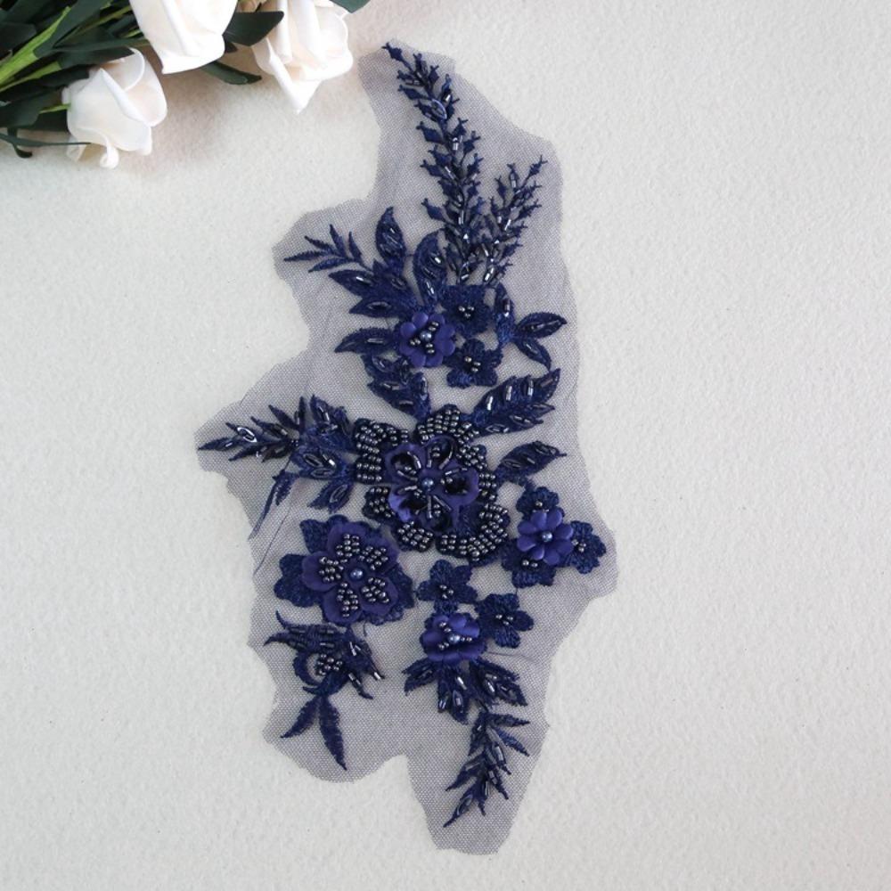 Sequin Embroidery Embroidered Floral Patches DIY Sequins Patches Stage Costumes