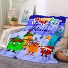 Number Blocks Characters Winter Scene Blanket With Customizable Name Comfortable In All Seasons Suitable For Sofas Beds Travel Camping And Office