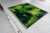 Glass protective plate for the stove 70x52 Leaf