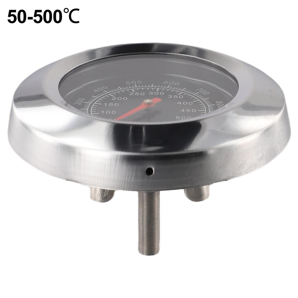 50-500℃ BBQ Grill Temperature Barbecue Gauge Stainless Steel Thermometer