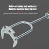 Sink Wrench Faucet Tool Multifunctional Plumber Maintenance Tool With 7 Interchangeable Die Heads Tight Space Faucet Wrench For