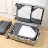 4 Set Travel Packing Cubes Compression Packing Cubes for Suitcase Luggage Cubes Suitcase Organizer Bags Travel Essential
