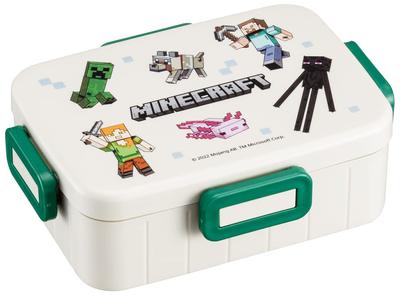 Ланч-бокс Skater Minecraft Explorer 650 мл, антибактериальный, с 4-точечным замком, сделано в Японии, женский, YZFL7AG-A