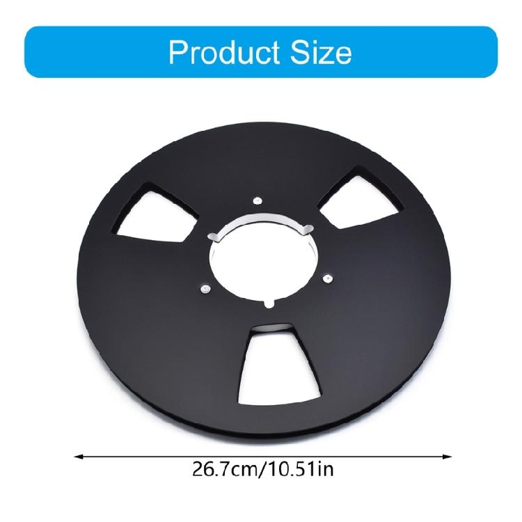 Professional Aluminum Reel Spool For Open Tape Recorders 10.5Inch Nab Hub Compatible Accessory