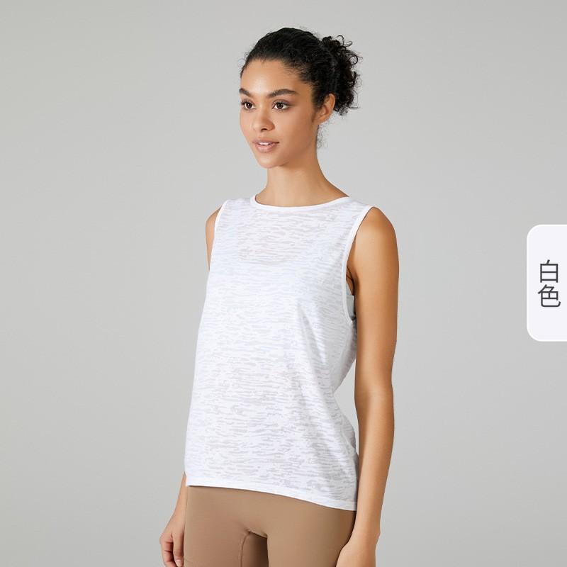 Womens Lightweight Yoga Top Quick-Dry Loose Sleeveless Workout Shirt Breathable Fitness Tank Summer Training