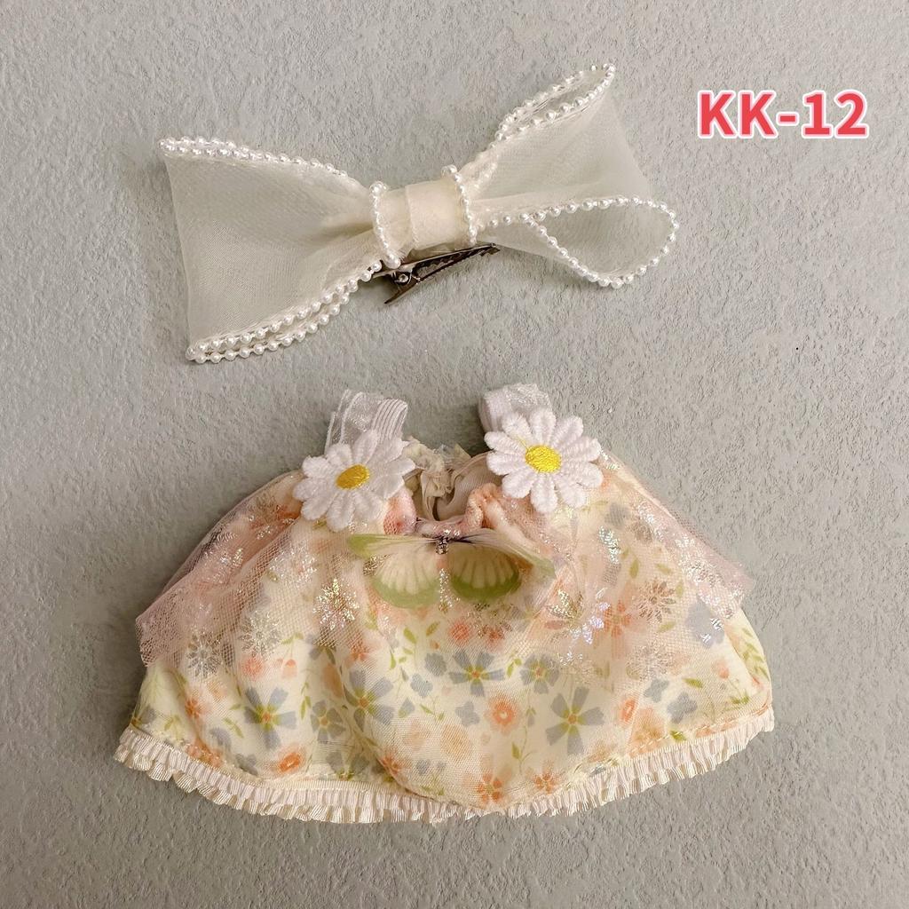 Одежда для хлопковой куклы 20 см, Милое и Сладкое Лолита-платье, Одежда для переодевания куклы 20 см