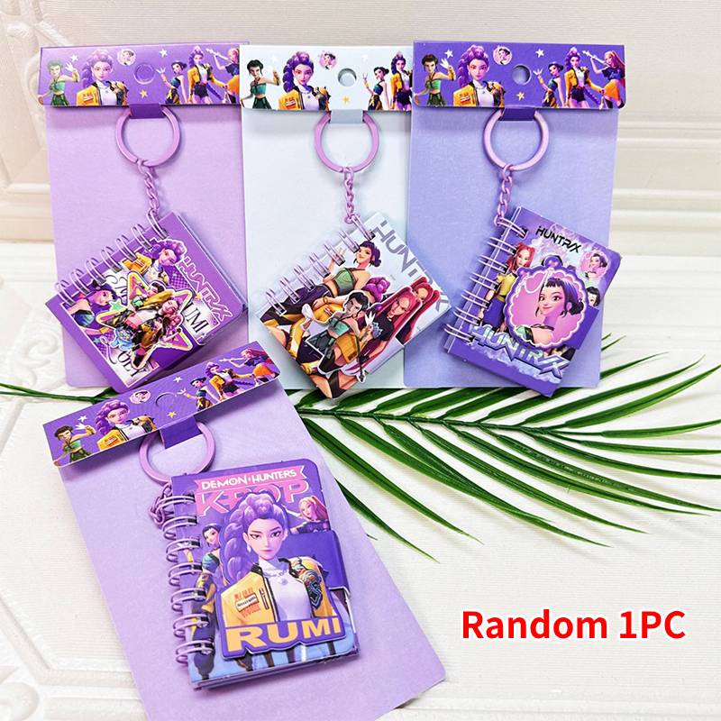 Mini cuadernos de bolsillo en espiral Kpop Huntri/X, Bloc de notas, folleto en espiral, Idol Demon Hunter, recuerdos de fiesta t