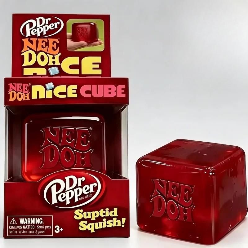 5 шт. Schylling Needoh Nice Cube Сенсорный кубик-антистресс Для снятия стресса и тревоги Сенсорный инструмент для концентрации внимания СДВГ и Офисный стол Успокаивающий гаджет