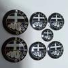 USLT7 Car Front Hood Rear Trunk Badge Steering Wheel Hubcap Sticker For Alfa Romeo Giulia MiTo Stelvio Giulietta GT 159 147 156