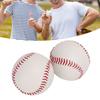 Практика Софтбол ПУ Кожа Жесткий Профессиональный Тренировочный Бейсбол для Уличных Видов Спорта 2 шт