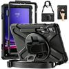 Для Samsung Galaxy Tab S10FE S9FE 10.9' A9/A9+A11+ 11'S6 Lite S7 S8 S9 S10 Plus 12.4' Детский С подставкой Kickstand Ручкой Ударопрочный Cas