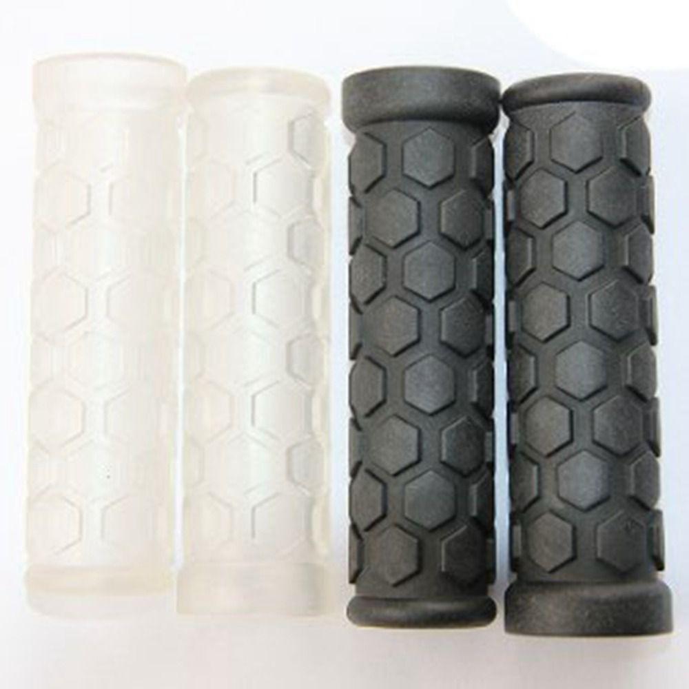 1 Pair Anti-slip Bicycle Handlebar Cover Shock Absorption Rubber Grip Mountain Bike Accessories