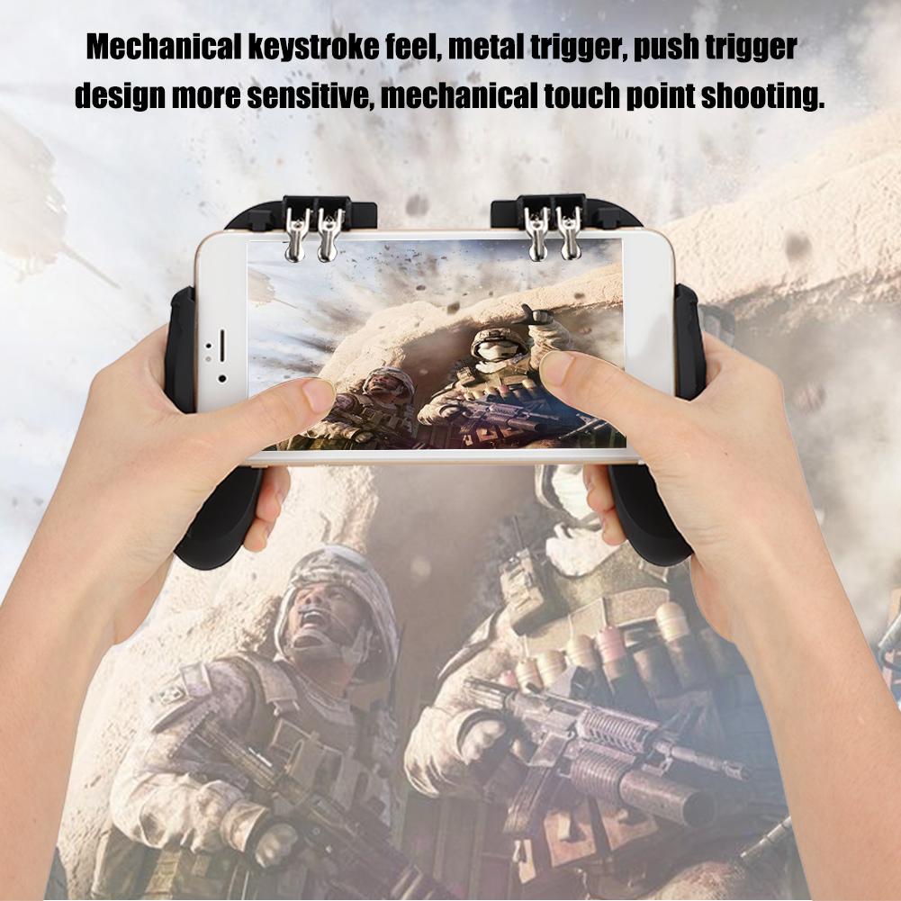 Phone Game Controller Power Handle Heat Dissipation Gamepad with Cooling Fan