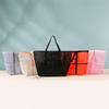 Beach Beach Mesh Tote Bag, Large Capacity Swimming and Fitness Bag, Breathable and Lightweight Single Shoulder Portable Storage Bag