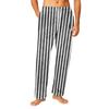 Men's Drawstring Pocket Flannel  Pants Homewear Sleep Pants