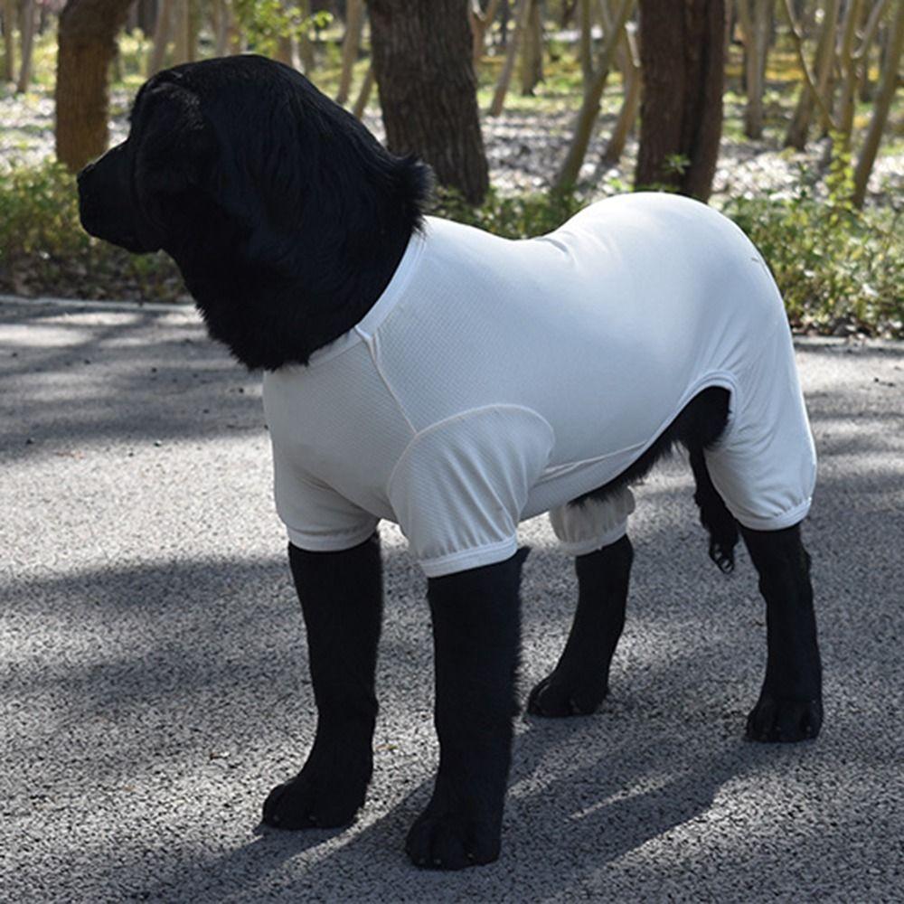 Однотонная одежда для защиты домашних животных от ультрафиолета, эластичная одежда для собак, стильный жилет для щенков, лето