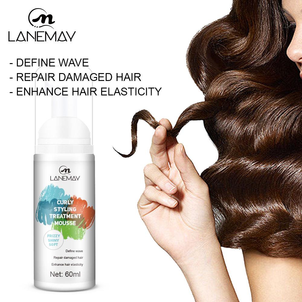 Мусс для укладки вьющихся волос Увлажняющий спрей против волос с ароматом ананаса для вьющихся волос