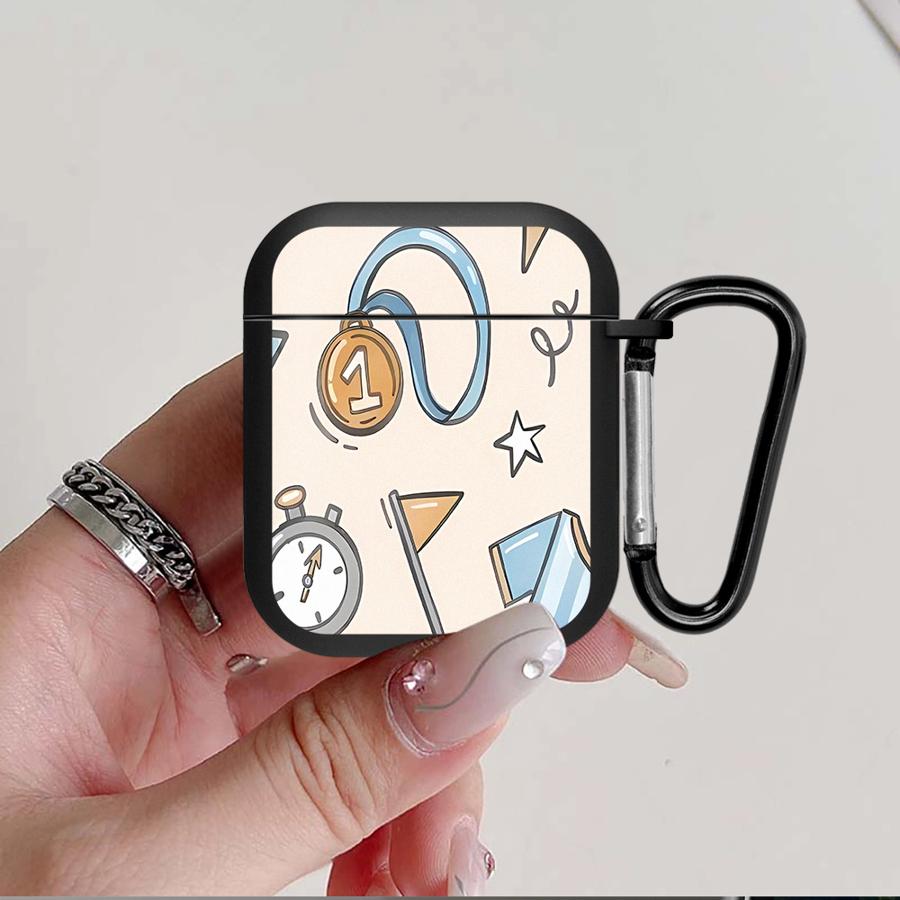 Чехол для наушников Чехол-крышка Для Airpods 2 3 4 Pro3 Pro Pro2 1 Футбольная Медаль