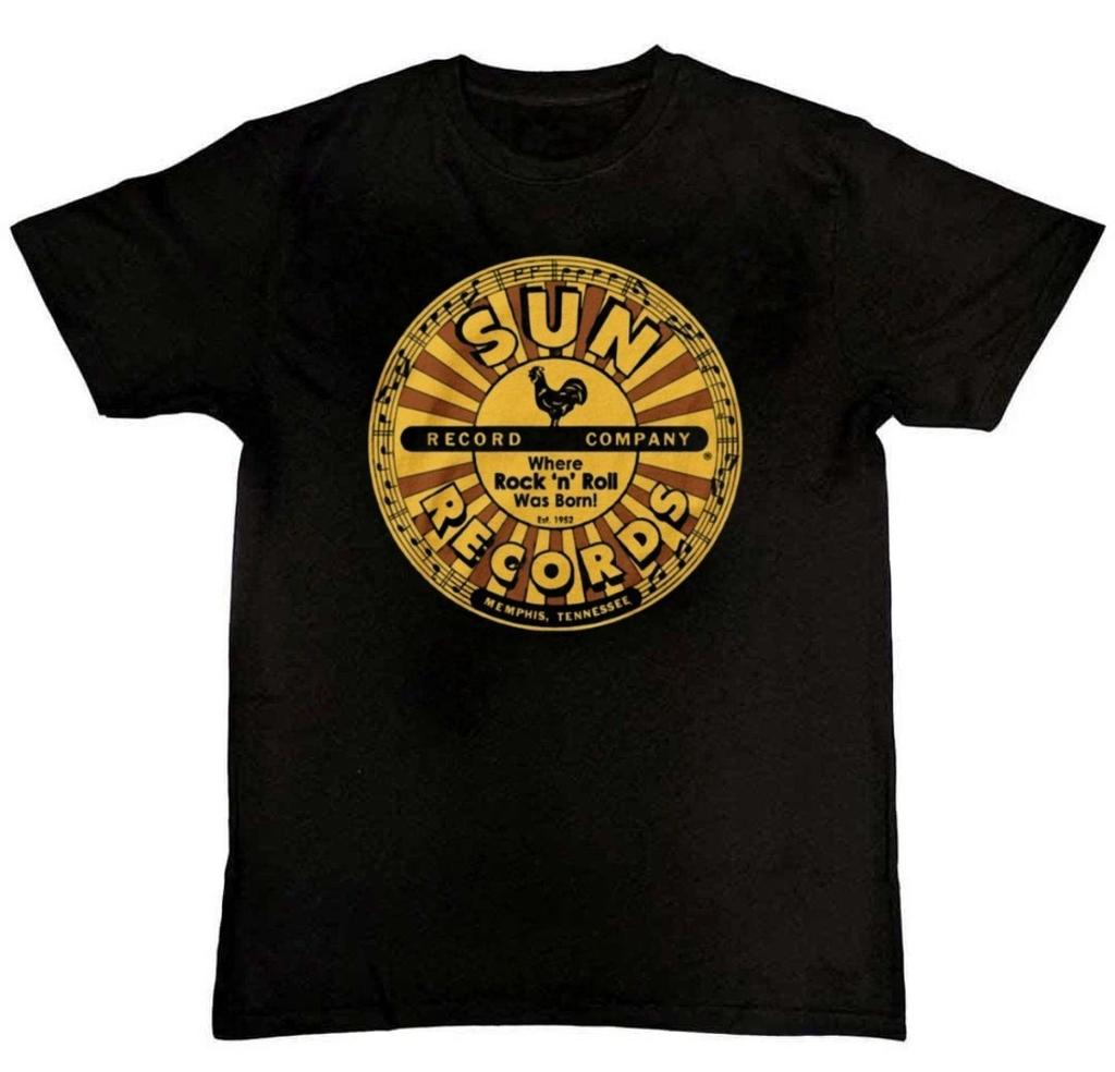 Sun Records Full Circle Graphic Print Mens T-Shirt S-4XL