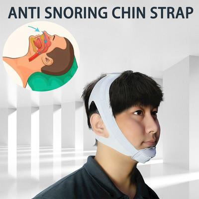 Средства для сна Бандаж от храпа Регулируемый пояс для уменьшения храпа для коррекции ротового дыхания