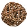 Trixie Wicker Ball - Small Animal Toy - Set of 4 - Natural - 13 Cm