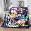 1pc Blanket JoJo's Bizarre Adventure3 Print Design, Lightweight Blanket for Sofa, Bed- Soft &Warm, Gift for All Seasons like Christmas, Halloween