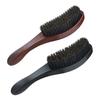Men Beard Brush with Ergonomic Handle Nylon Boar Bristle Curved Wave Beard Straightener Brush Home Salon Men Mustache Grooming Styling Tools