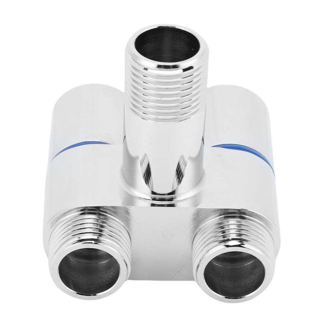 Угловой клапан 1 вход 2 выхода G1 2 Наружная резьба Двойное управление Металлический угловой клапан для ванной комнаты туалета биде балкона