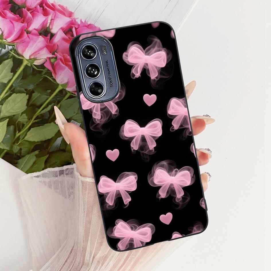 For Motorola Moto G62 5G Case Fashion Butterfly Bowknot Pattern Soft Silicone Cover For Motorola Moto G22 G32 G42 4G Phone Shell