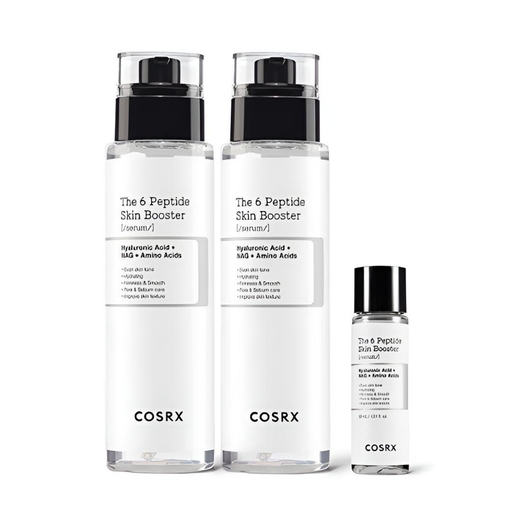 COSRX The 6 Peptide Skin Booster Serum 150ml x2 + 30ml Set Anti-Aging Firming Skincare