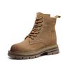 Ботинки женские модные и удобные винтажные рабочие ботинки Desert Rhubarb Boots весна-лето одинарные ботинки с толстой подошвой короткие уличные ботинки
