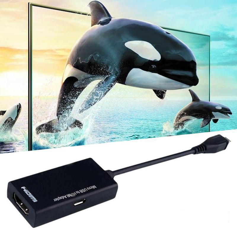 Кабель-переходник CANXING Micro USB «папа» и «гнездо» HDMI для мобильного телефона, планшета, телевизора