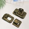 4pcs Vintages Iron Suitcases Lock Hasp Home Accessory for Jewelry Box Toolboxes and Wood Case with Key and Screws