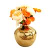 Металлическая ваза для цветов, Metal Flower Vase (Golden, Small), Behoma