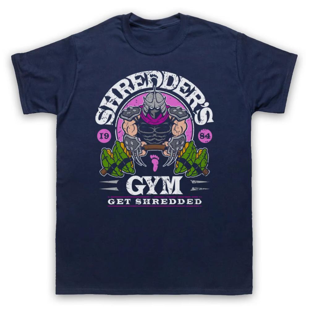 Teenage Ninja Turtles SHREDDER'S GYM Anime Print Graphic T-shirt Men's and Women Short Sleeve Tshirt Summer Clothing Streetwear